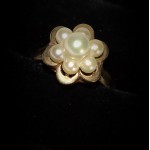 1970'S Pearl Cocktail Ring